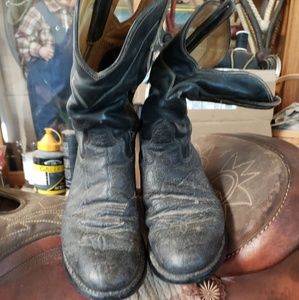 Black elephant Tony Lama George Strait ropers